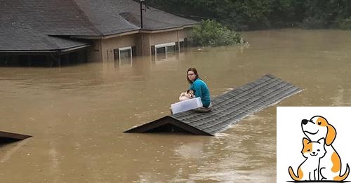 Teen Saves Her Pet Dog From Rising Waters During Kentucky Flood Disaster