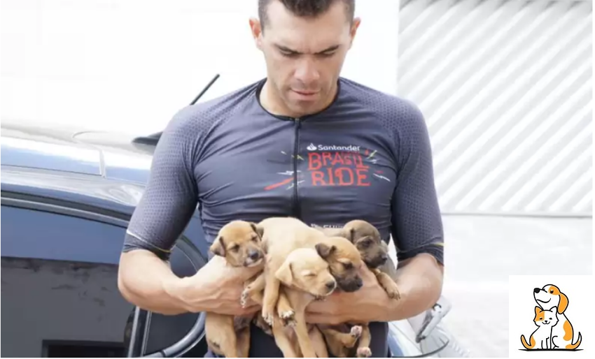 He Rescued Five Puppies Buried In A Deep Hole!