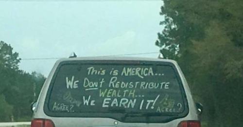 ‘Controversial’ Message Seen On Back Of SUV Sparks Online Debate
